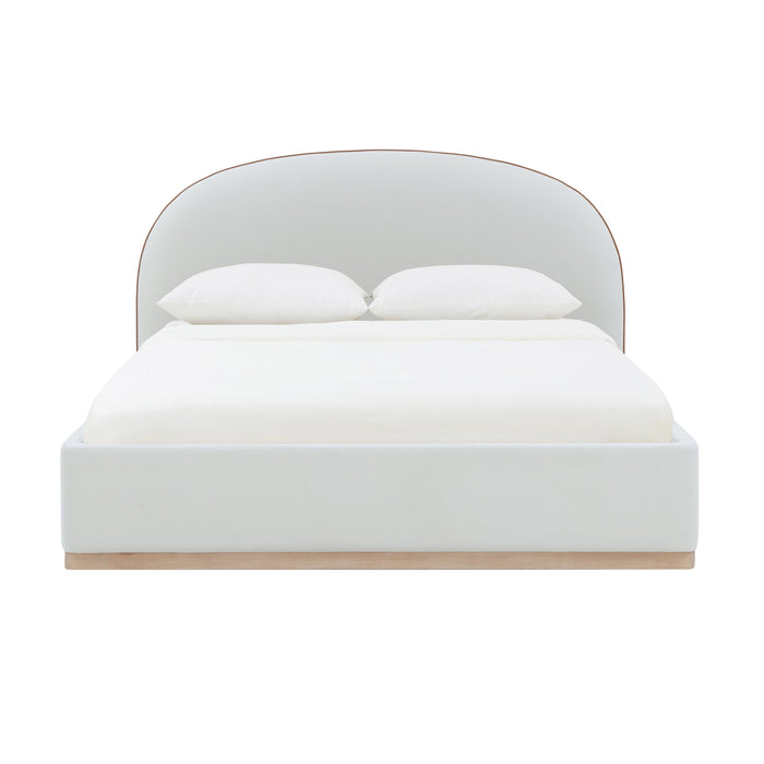 Marlow Performance Velvet Bed - Home And Beyond