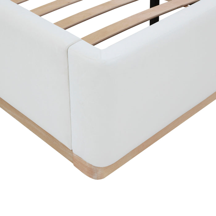 Marlow Performance Velvet Bed - Home And Beyond