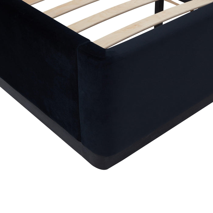 Marlow Performance Velvet Bed - Home And Beyond
