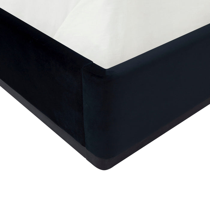 Marlow Performance Velvet Bed - Home And Beyond