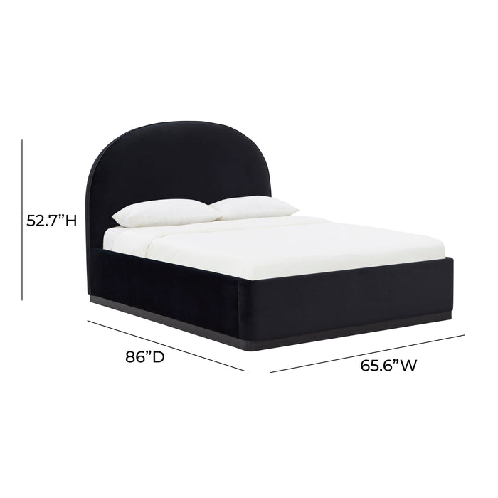 Marlow Performance Velvet Bed - Home And Beyond