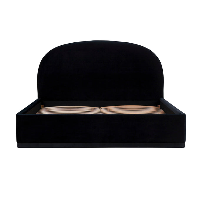 Marlow Performance Velvet Bed - Home And Beyond