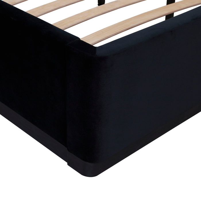 Marlow Performance Velvet Bed - Home And Beyond