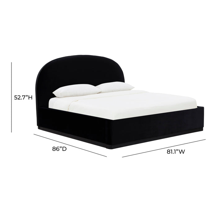 Marlow Performance Velvet Bed - Home And Beyond