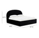 Marlow Performance Velvet Bed - Home And Beyond