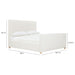 Bristol Park Ivory Contract-Grade Fabric Upholstered Bed - Home And Beyond