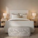 Bristol Park Ivory Contract-Grade Fabric Upholstered Bed - Home And Beyond