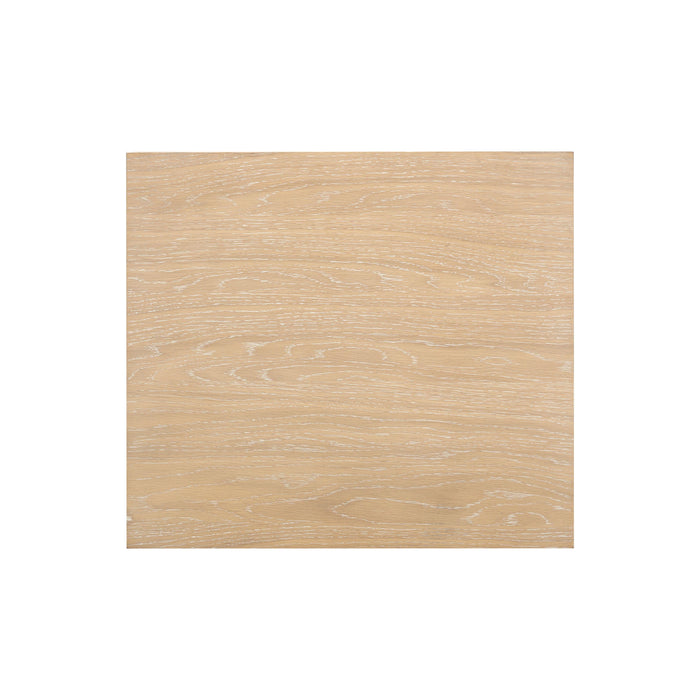 Bristol Park 20" Whitewashed Oak Wood 2-Drawer Nightstand - Home And Beyond