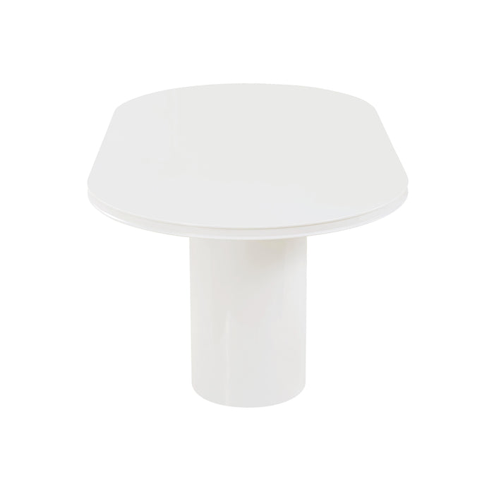 Elora 79" Lacquer Oval Dining Table - Home And Beyond