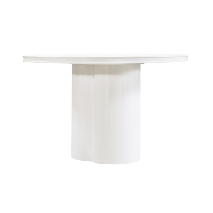 Elora 47" Lacquer Round Dining Table - Home And Beyond