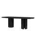 Zola 94.5" Lacquer Oval Dining Table - Home And Beyond
