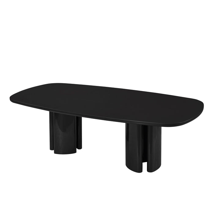 Zola 94.5" Lacquer Oval Dining Table - Home And Beyond