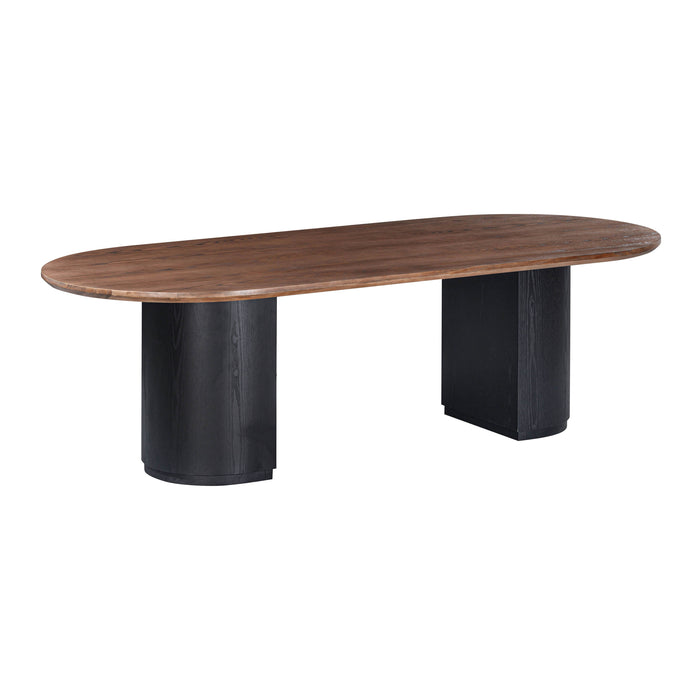 Marlow 102" Wood Oval Dining Table - Home And Beyond