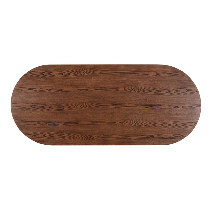 Marlow 102" Wood Oval Dining Table - Home And Beyond