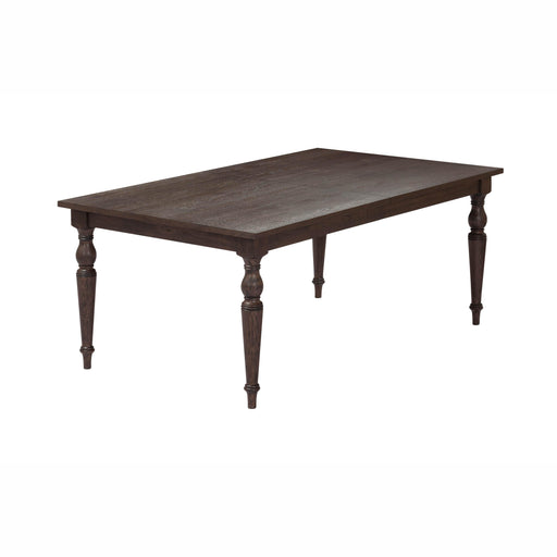 Mila 74"-114" Dark Brown Extendable Rectangular Dining Table - Home And Beyond