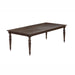 Mila 74"-114" Dark Brown Extendable Rectangular Dining Table - Home And Beyond