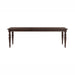Mila 74"-114" Dark Brown Extendable Rectangular Dining Table - Home And Beyond