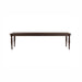 Mila 74"-114" Dark Brown Extendable Rectangular Dining Table - Home And Beyond