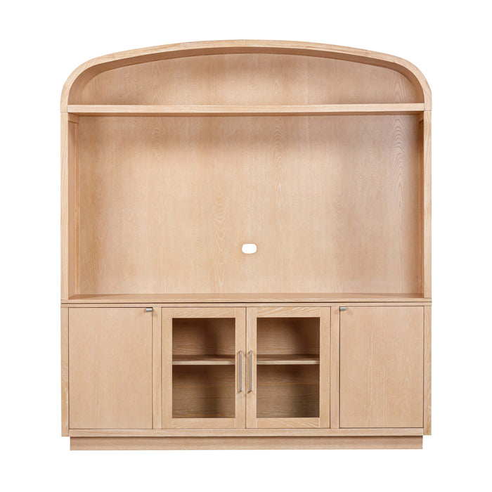 Marlow 77" Wood Entertainment Center - Home And Beyond