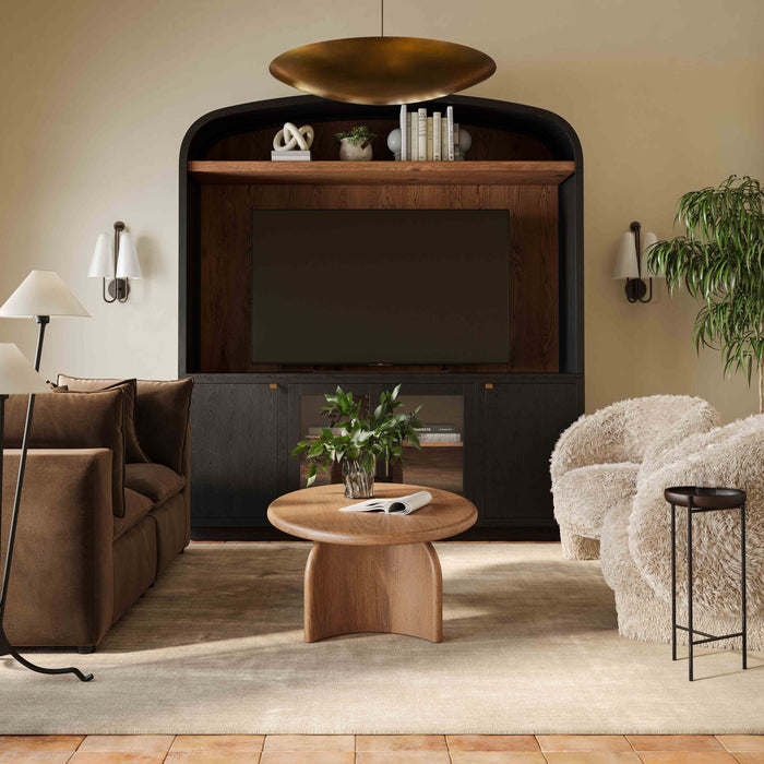 Marlow 77" Wood Entertainment Center - Home And Beyond