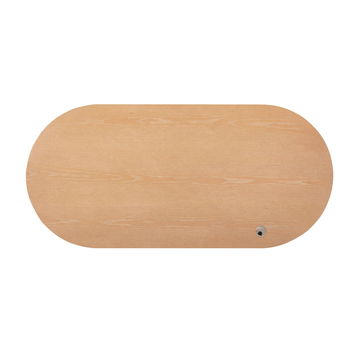 Marlow 64" Wood Executive Desk With Storage - Home And Beyond