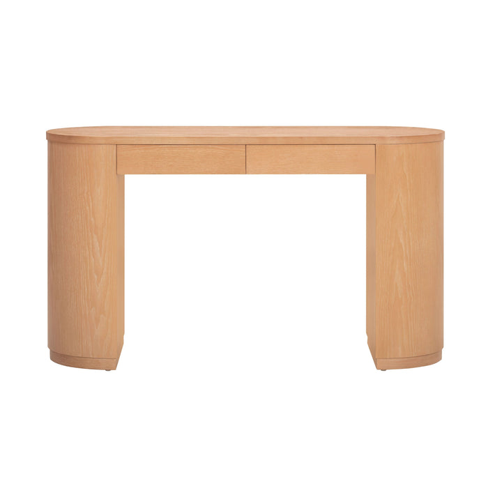 Marlow 52" Wood 2-Drawer Writing Desk - Home And Beyond