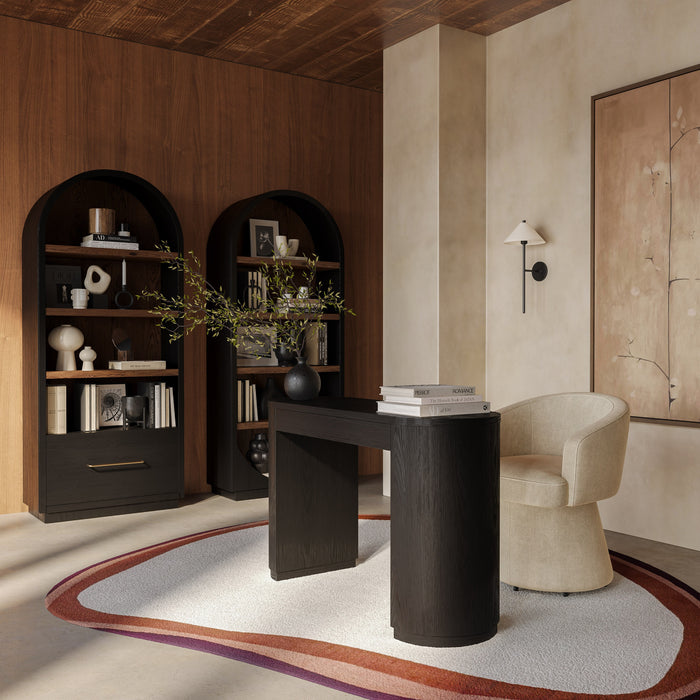 Marlow 52" Wood 2-Drawer Writing Desk - Home And Beyond