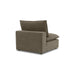 Cali Chocolate Brown Performance Velvet Armless Chair - Home And Beyond