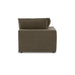 Cali Chocolate Brown Performance Velvet Corner Chair - Home And Beyond