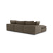 Cali 4-Piece Chocolate Brown Performance Velvet Sectional - Home And Beyond