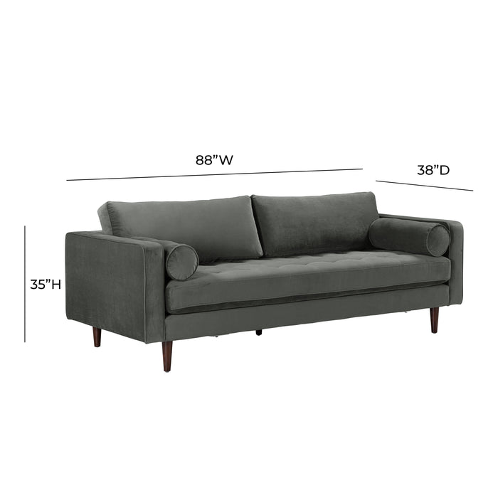Cave 88" Performance Velvet Sofa