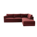 Willow 5-Piece Performance Velvet Modular Right Facing Sectional - Home And Beyond