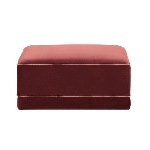Willow Performance Velvet Modular Ottoman - Home And Beyond