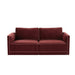 Willow 74" Performance Velvet Modular Loveseat - Home And Beyond