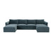 Willow 6-Piece Performance Velvet Modular U Sectional - Home And Beyond