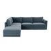 Willow 5-Piece Performance Velvet Modular Left Facing Sectional - Home And Beyond