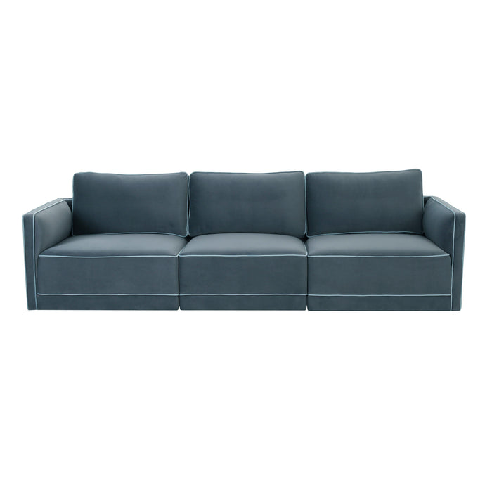 Willow 105" Performance Velvet Modular Sofa - Home And Beyond