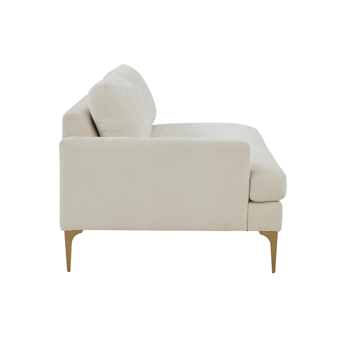 Serena 68" Performance Velvet Modular Loveseat - Home And Beyond