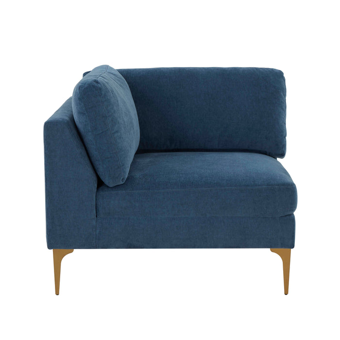 Serena Performance Velvet Modular Armless Chair - Home And Beyond