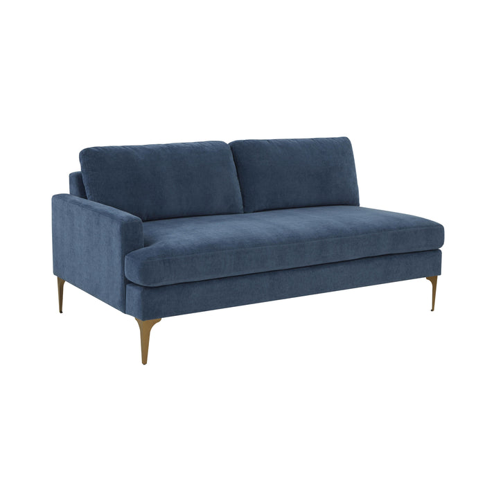 Serena 68" Performance Velvet Modular Loveseat - Home And Beyond