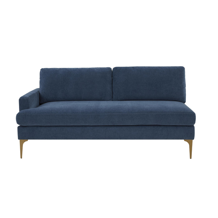 Serena 68" Performance Velvet Modular Loveseat - Home And Beyond