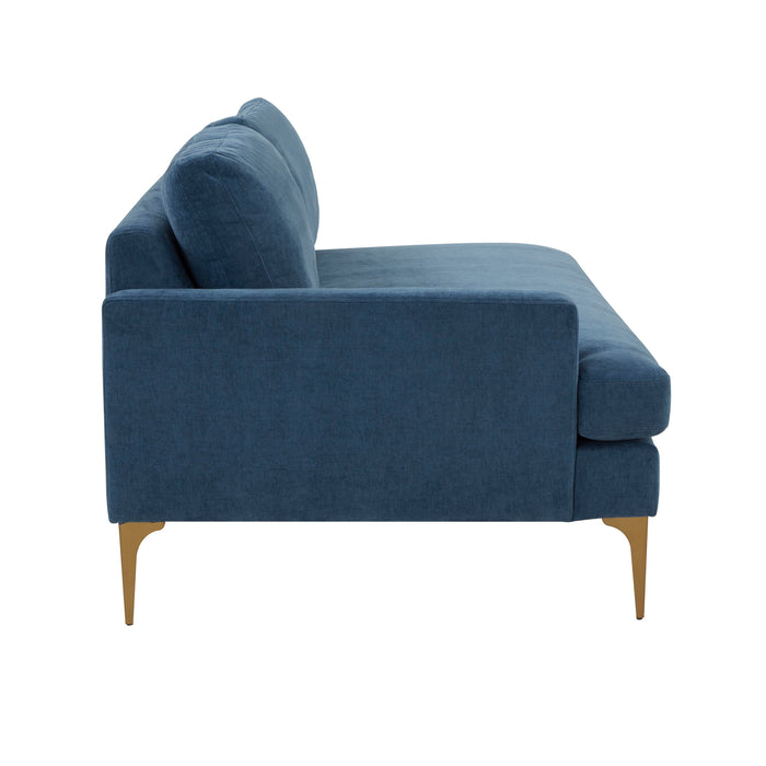 Serena 68" Performance Velvet Modular Loveseat - Home And Beyond