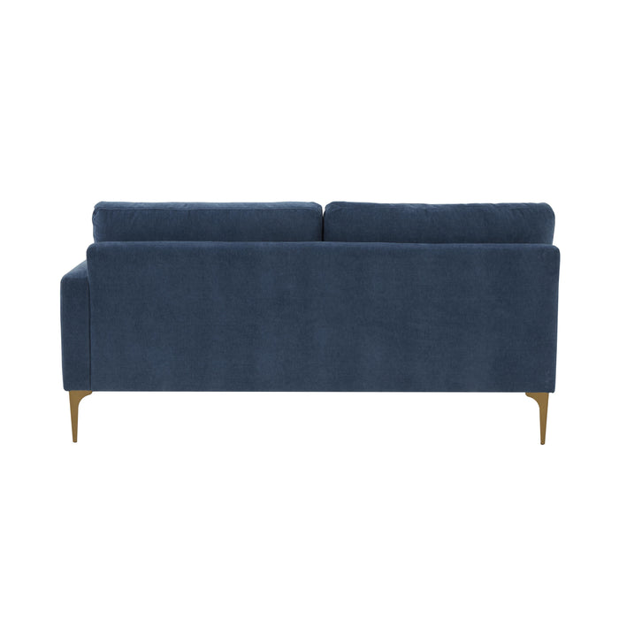 Serena 68" Performance Velvet Modular Loveseat - Home And Beyond
