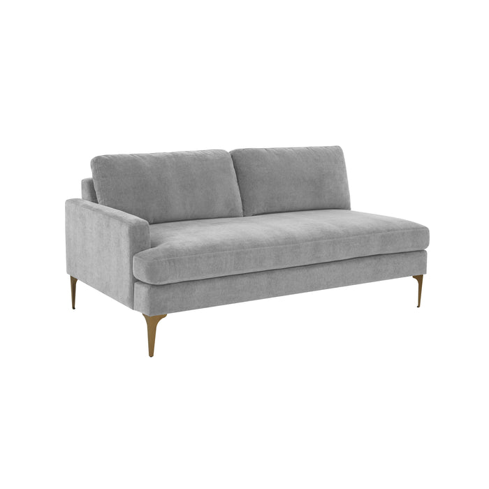 Serena 68" Performance Velvet Modular Loveseat - Home And Beyond