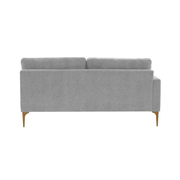 Serena 68" Performance Velvet Modular Loveseat - Home And Beyond