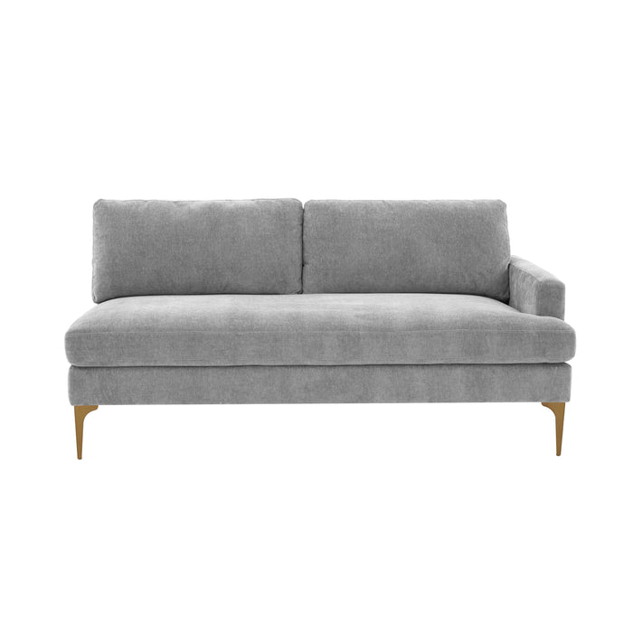 Serena 68" Performance Velvet Modular Loveseat - Home And Beyond