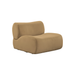 Zenith Latte Brown Performance Velvet Armless Chair - Home And Beyond
