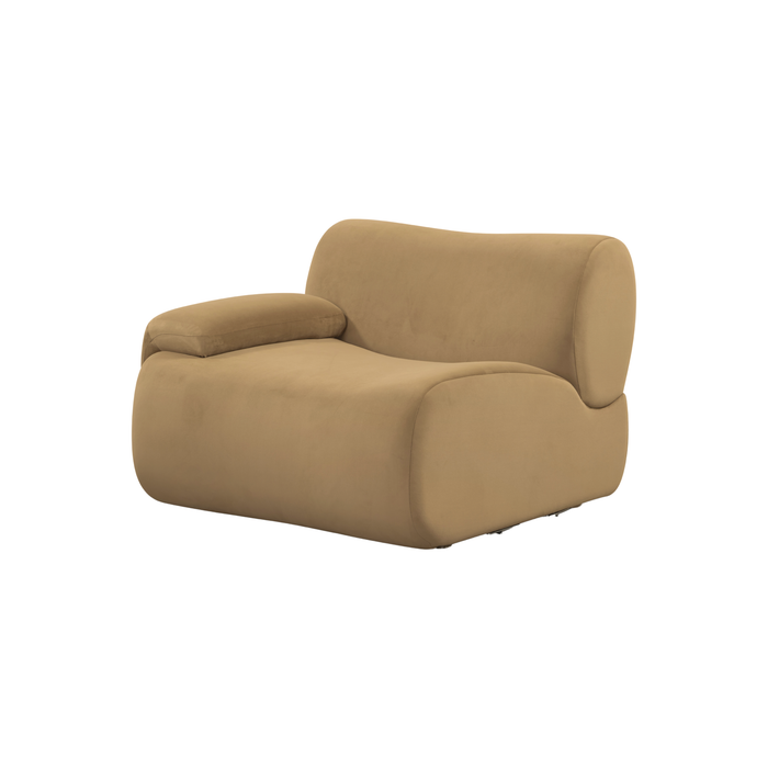 Zenith Performance Velvet Modular Corner Chair - Home And Beyond