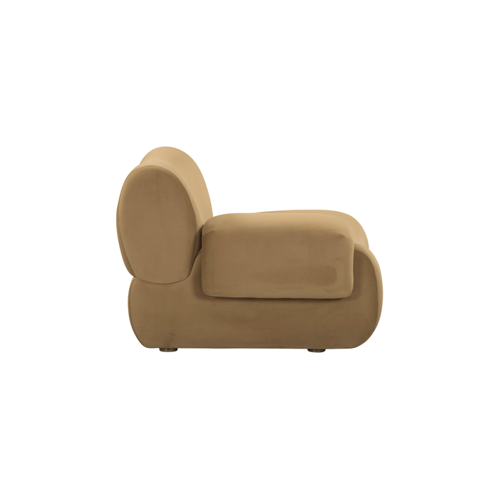 Zenith Performance Velvet Modular Corner Chair - Home And Beyond
