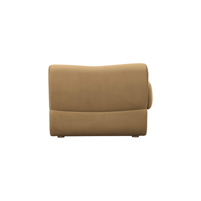 Zenith Performance Velvet Modular Corner Chair - Home And Beyond